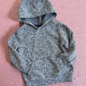 Kids Old Navy Ghost-Print Pullover Hoodie, Sz 3